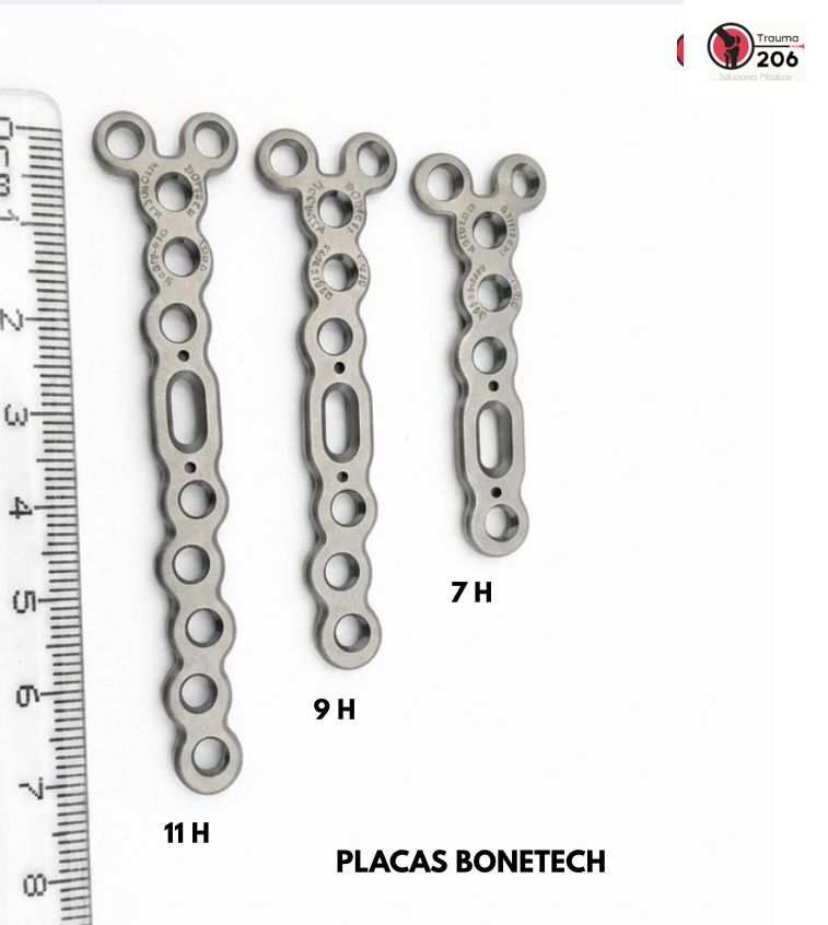 Placas Bonetech para mano en variantes de 7H, 9H y 11H
